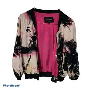 Multicolored bomber jacket